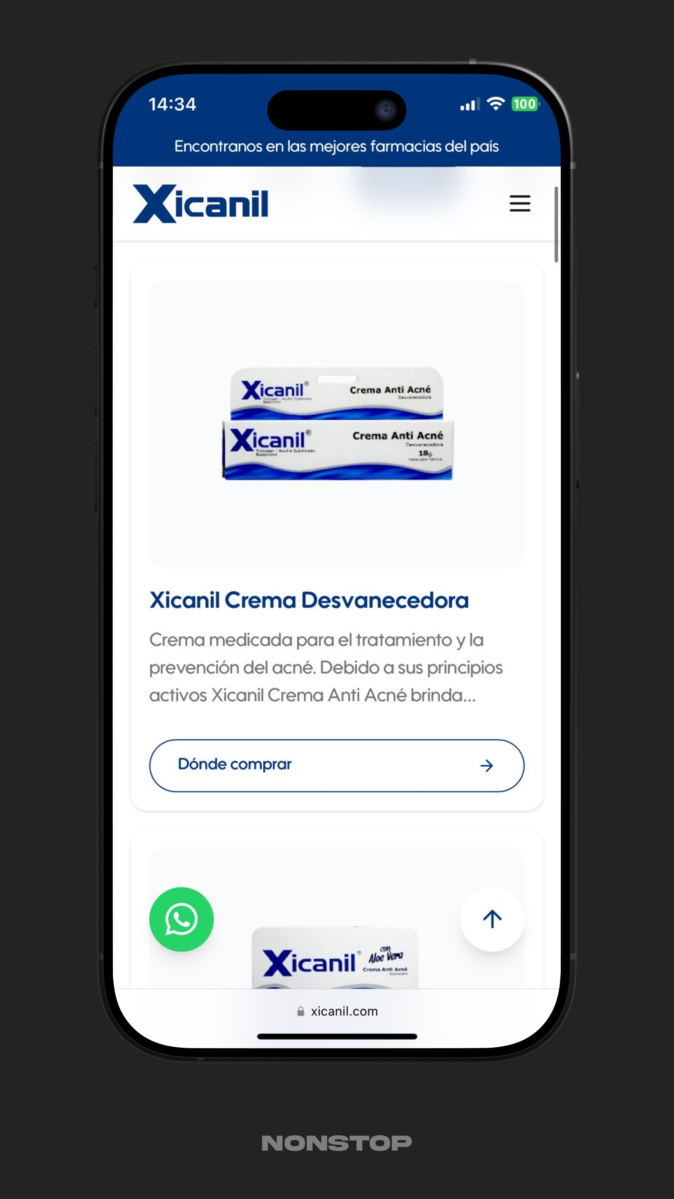 xicanil screen 2